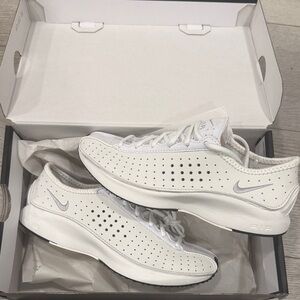 Nike Air White Perforated Sneakers